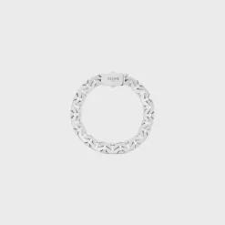 Celine Mesh Bracelet in Sterling Silver with Rhodium finish