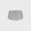 celine mini jogger shorts in cotton fleece