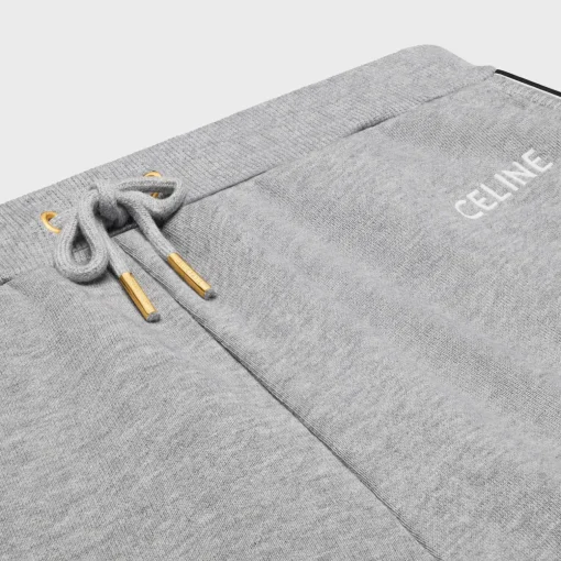 celine mini jogger shorts in cotton fleece
