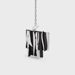 Celine Nevelson Project Necklace Sterling Silver and Oak Wood