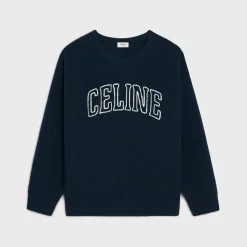 celine oversized sweater in ribbed wool