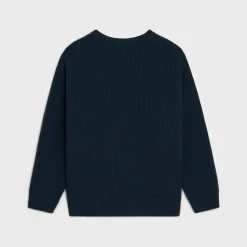 celine oversized sweater in ribbed wool