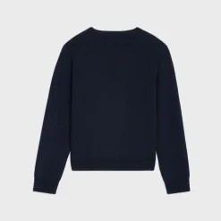 celine paris crew neck sweater in cotton