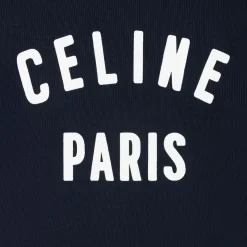 celine paris crew neck sweater in cotton