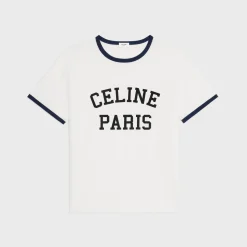 CELINE PARIS loose t-shirt in cotton jersey