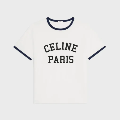 CELINE PARIS loose t-shirt in cotton jersey