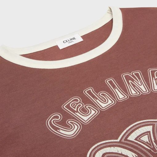 celine paris 70’s T-shirt in cotton jersey