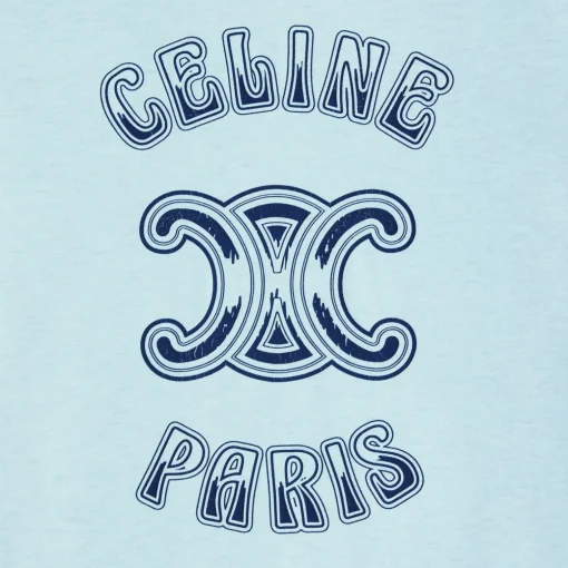 celine paris 70’s T-shirt in cotton jersey