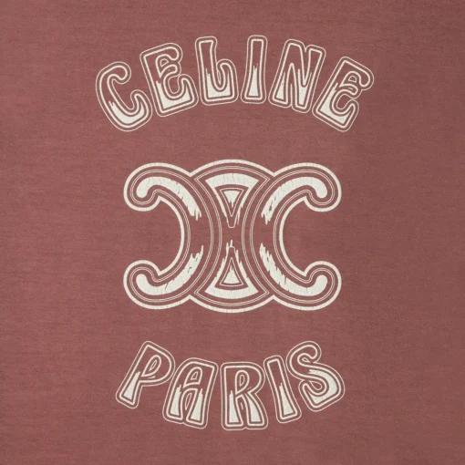 celine paris 70’s T-shirt in cotton jersey