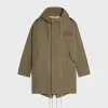 celine parka in cotton