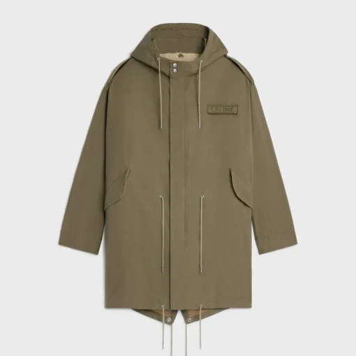 celine parka in cotton