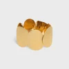 Celine Petale Bracelet in Brass with Gold Finish