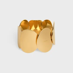 Celine Petale Bracelet in Brass with Gold Finish