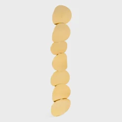 Celine Petale Bracelet in Brass with Gold Finish