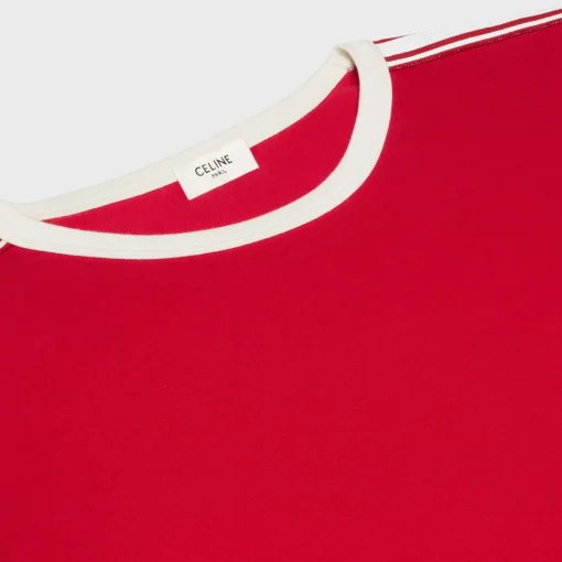 celine regular t-shirt in cotton jersey