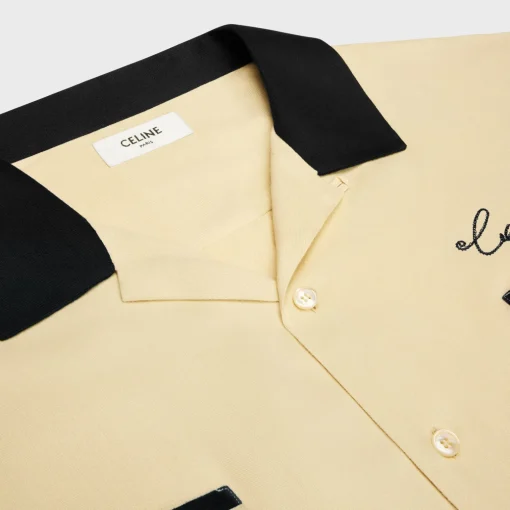 celine rockabilly shirt in viscose