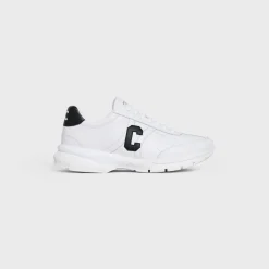 CELINE RUNNER CR-02 LOW LACE-UP SNEAKER in CALFSKIN