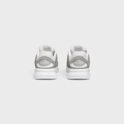CELINE RUNNER CR-03 LOW LACE-UP SNEAKER in SUEDE CALFSKIN, MESH AND CALFSKIN