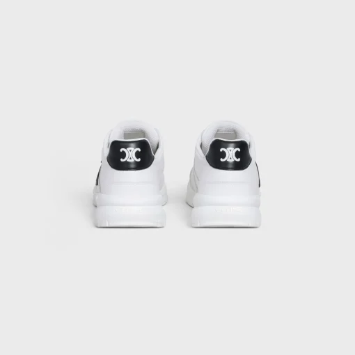 CELINE RUNNER CR-02 LOW LACE-UP SNEAKER in CALFSKIN