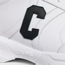 CELINE RUNNER CR-02 LOW LACE-UP SNEAKER in CALFSKIN