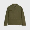 celine saharienne jacket in cotton