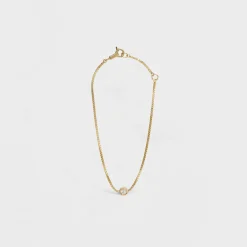 Celine Sentimental Brillant Bracelet in Yellow Gold and Diamond