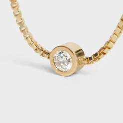 Celine Sentimental Brillant Bracelet in Yellow Gold and Diamond