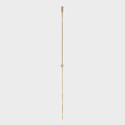 Celine Sentimental Brillant Bracelet in Yellow Gold and Diamond