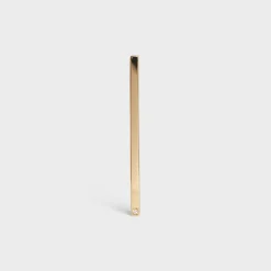 Celine Sentimental Straight Earring in Yellow Gold and Diamond
