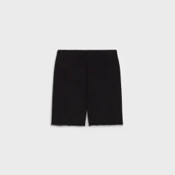 celine shorts in cotton fleece