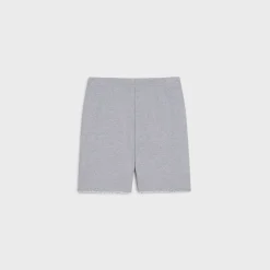 celine shorts in cotton fleece