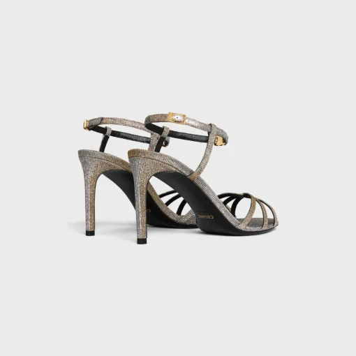 CELINE SOIR SANDAL in IRIDESCENT FABRIC