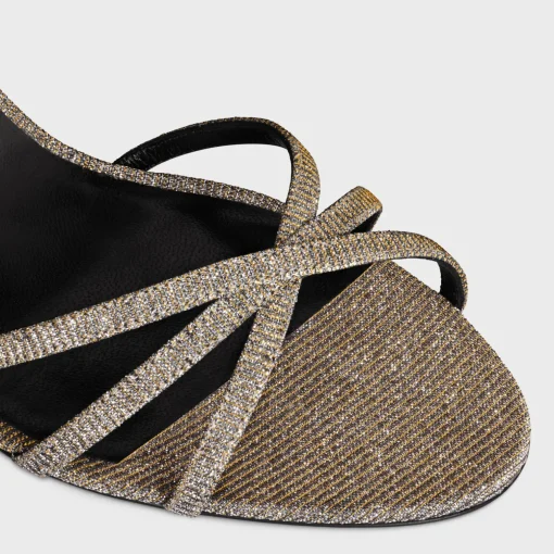 CELINE SOIR SANDAL in IRIDESCENT FABRIC