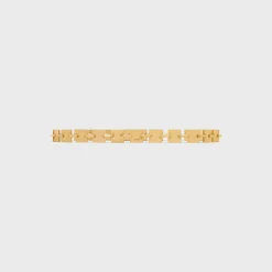 CELINE SQUARE CHAIN BELT in Brass
