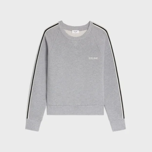 celine sweatshirt in cotton fleece