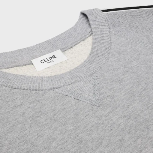 celine sweatshirt in cotton fleece
