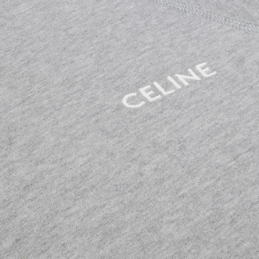 celine sweatshirt in cotton fleece