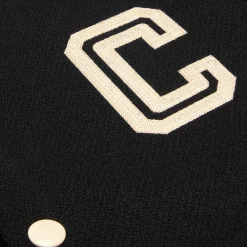 celine teddy jacket in textured wool