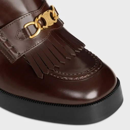 CELINE TESS LOAFER in POLISHED BULL