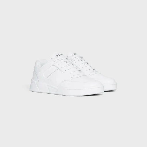 CELINE TRAINER CT-07 LOW LACE-UP SNEAKER in CALFSKIN