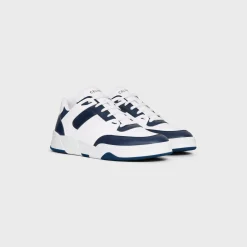CELINE TRAINER CT-07 LOW LACE-UP SNEAKER in CALFSKIN