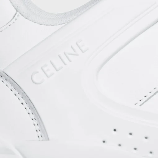 CELINE TRAINER CT-07 LOW LACE-UP SNEAKER in CALFSKIN