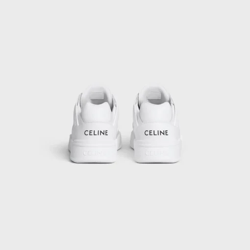 CELINE TRAINER CT-07 LOW LACE-UP SNEAKER in CALFSKIN