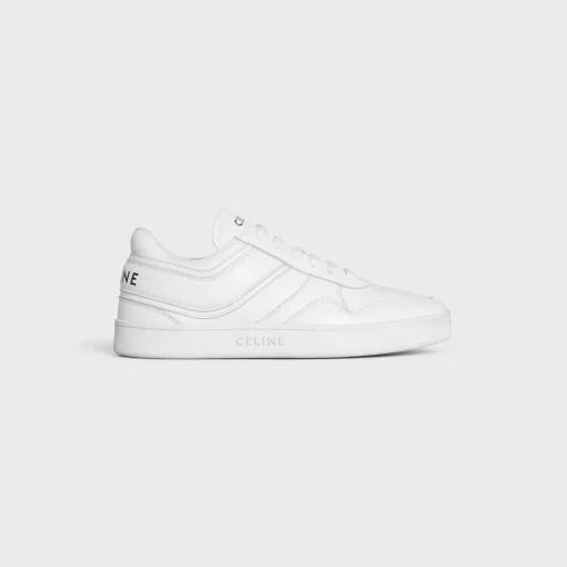 CELINE TRAINER LOW LACE-UP SNEAKER in CALFSKIN