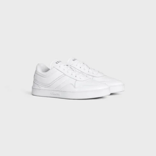 CELINE TRAINER LOW LACE-UP SNEAKER in CALFSKIN