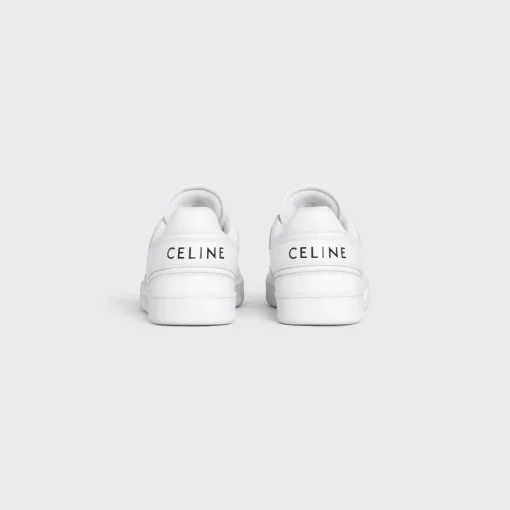 CELINE TRAINER LOW LACE-UP SNEAKER in CALFSKIN