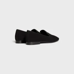CELINE TRIOMPHE SLIPPERS in SUEDE CALFSKIN