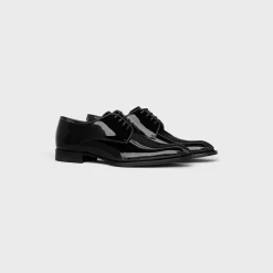 CELINE TUXEDO DERBY in Patent calfskin