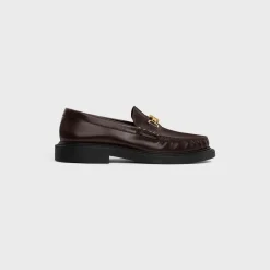 CELINE UNIVERSITÉ TRIOMPHE CHAIN LOAFFER in POLISHED BULL