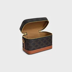 CELINE VANITY in Triomphe Canvas and calfskin